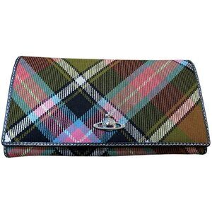 Vivienne Westwood Multicolor Plaid Wallet